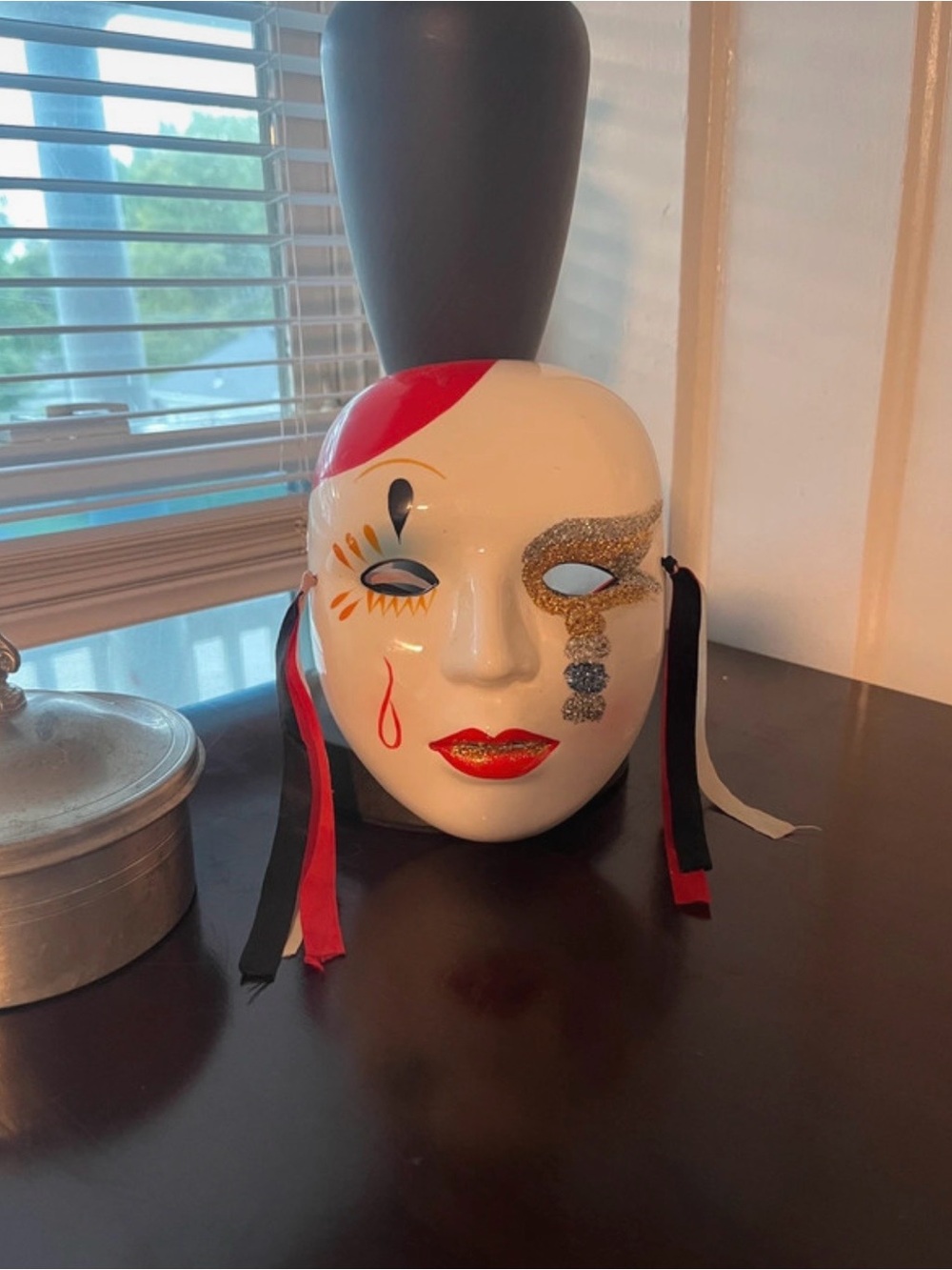 Vintage ceramic mask